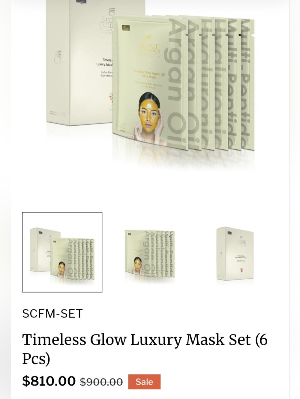 Secret Collagen MASK: Choose 1